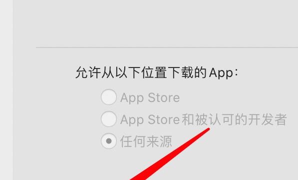 mac怎么设置允许任何来源的应用