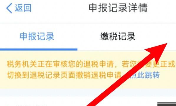 怎么查看退税记录