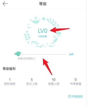长佩阅读APP在哪查看我的等级