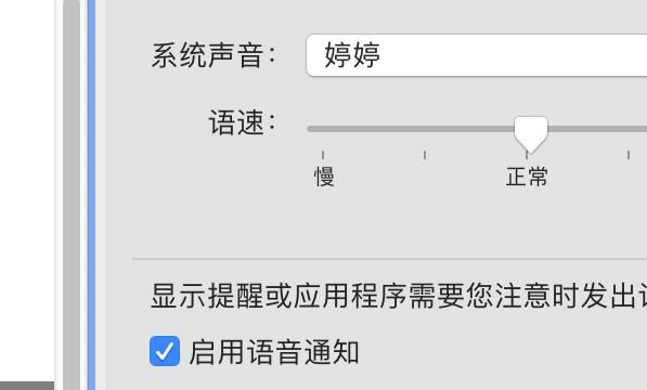 mac电脑怎么更改语音通知延迟播放时间