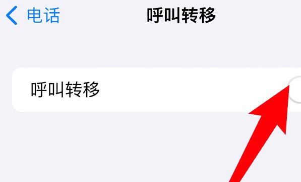 苹果手机怎么设置来电转移