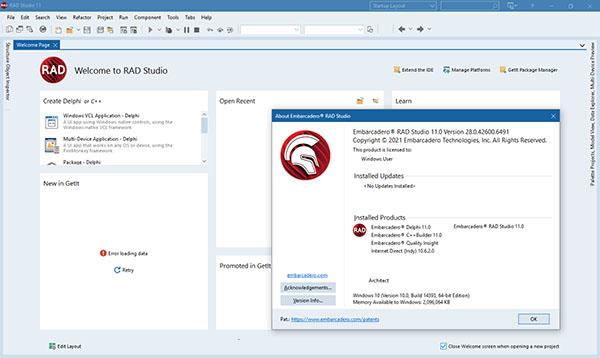 Embarcadero RAD Studio 11
