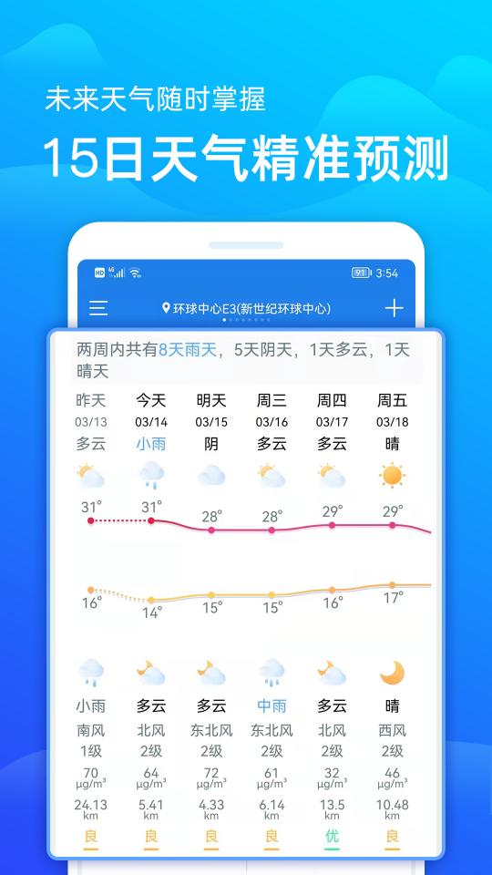 精准天气预报下载_精准天气预报app下载安卓最新版