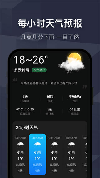 遇见天气app